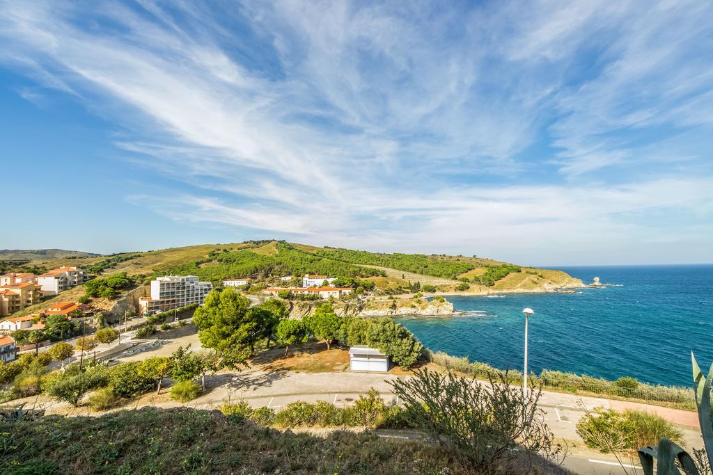 Studio "Les Roches Blanches" - Vue Mer & Vignes Banyuls-sur-Mer Bagian luar foto